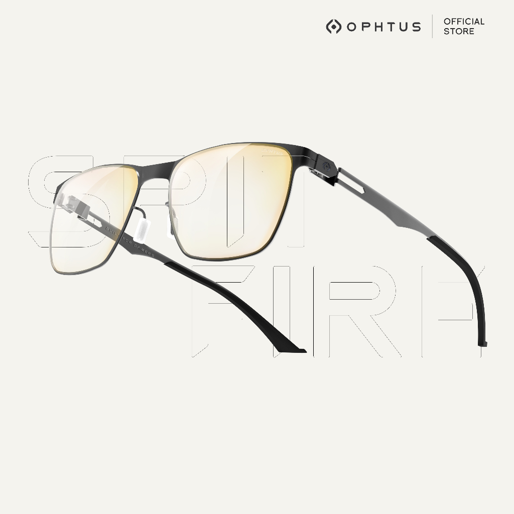 OPHTUS แว่นกรองแสงสำหรับเกมเมอร์ รุ่น Spitfire เลนส์ RetinaX Amber
