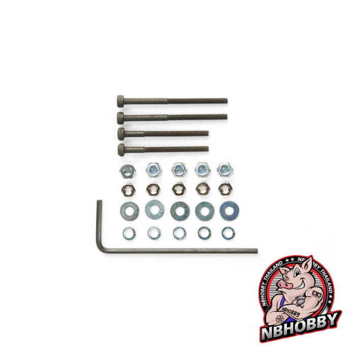 Tamiya Item 15454 – 2mm Cap Screw Set (25mm, 30mm)