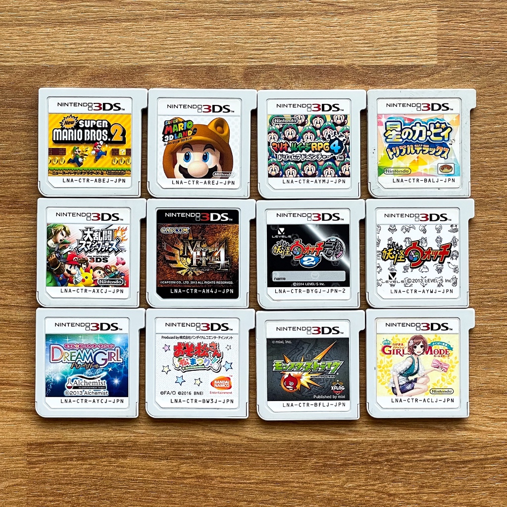 ตลับเกมส์ Nintendo 3DS ไม่มีกล่อง มือสอง โซนญี่ปุ่น (JP)