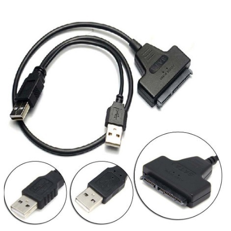 USB 2.0 To Sata Converter Adapter Cable สายแปลง USB to SATA