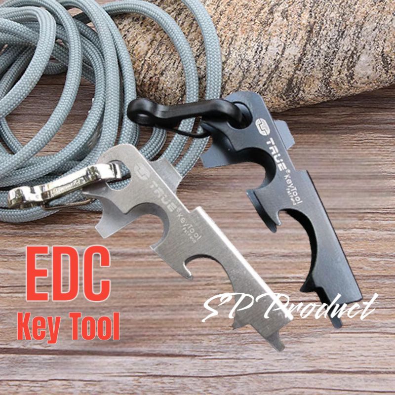 EDC KeyTool เครื่องมือพกพาขนาดเล็ก Utility-Key 8 in 1