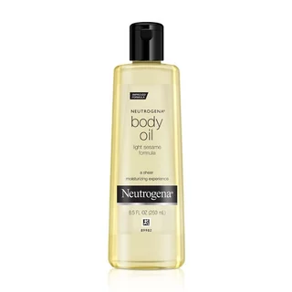 [ฉลากไทย] นูโทจีน่า Neutrogena Body Oil Light Sesame Formula Fragrance Free 250 ml.