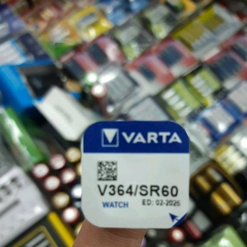 (Made in Germany) ถ่านกระดุม Varta 364, SR621SW, V364, SR60 1.55V 1ก้อน ของใหม่ ของแท้ Made in Germany