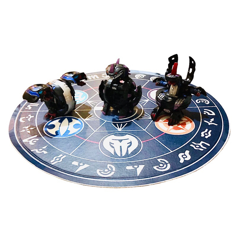 Bakugan Darkus Single Headed - Alpha Hydranoid - Dual Hydranoid Masquerade Evolution Set ( Custom Painted As Anime )