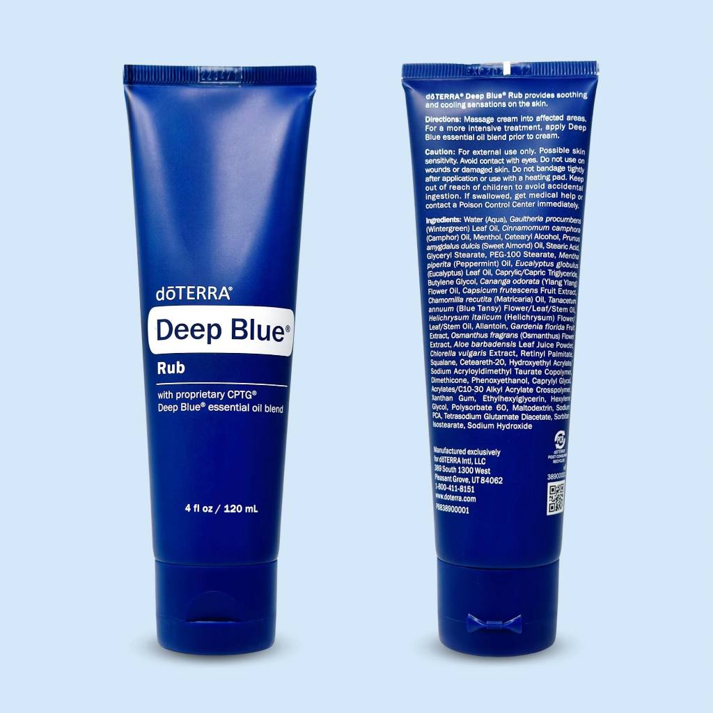 Doterra Deep Blue Rub ครีมนวด แก้ปวดเมื่อย คลายเส้น คลายกล้ามเนื้อ จากน้ำมันหอมระเหย โดเทอร์ร่า ดีปบลู รับ ขนาด 120ml - รูปที่ 2