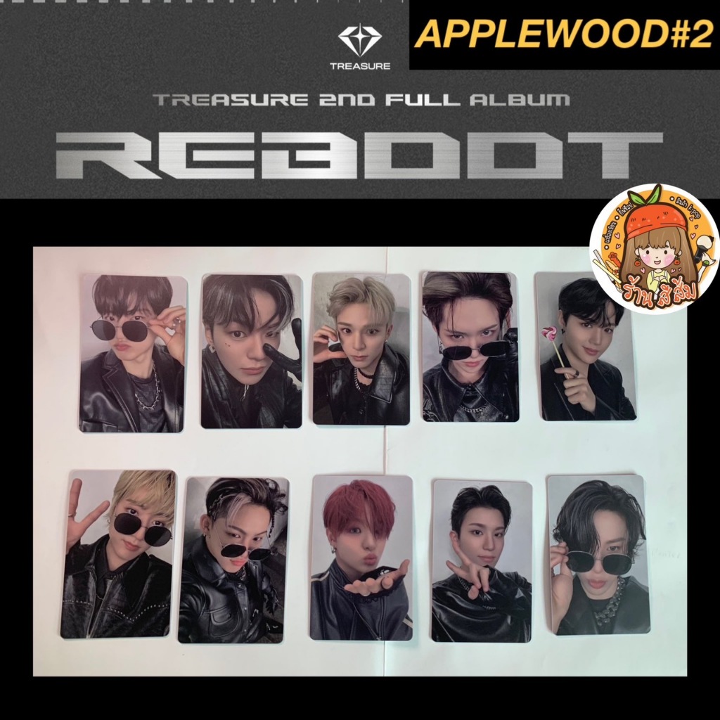 [พร้อมส่ง] PHOTOCARD TREASURE REBOOT การ์ด Benefit : Applewood