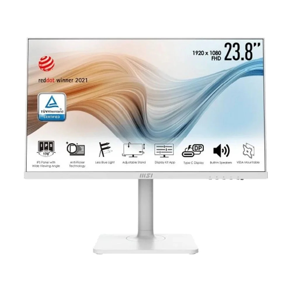 MD241PW MONITOR (จอมอนิเตอร์) MSI  23.8" IPS FHD 100Hz USB-C