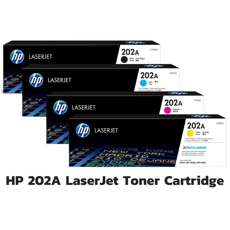 โทนเนอร์ HP 202A Original /CF500A/CF501A/CF502A /CF503A/
