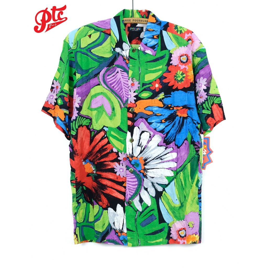 เสื้อฮาวาย JAMS WORLD / FLOWER VIBES 100% RAYON