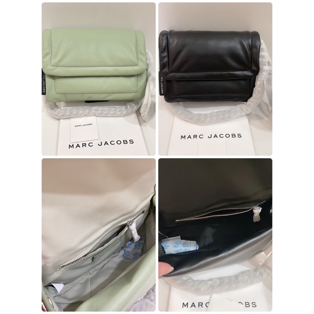 พร้อมส่ง 🔥SALE 9999🔥รุ่นใหม่ล่าสุด สายโซ่ MARC JACOBS The Pillow Bag  เรียบหรู มีสายยาว สะพาย Crossb