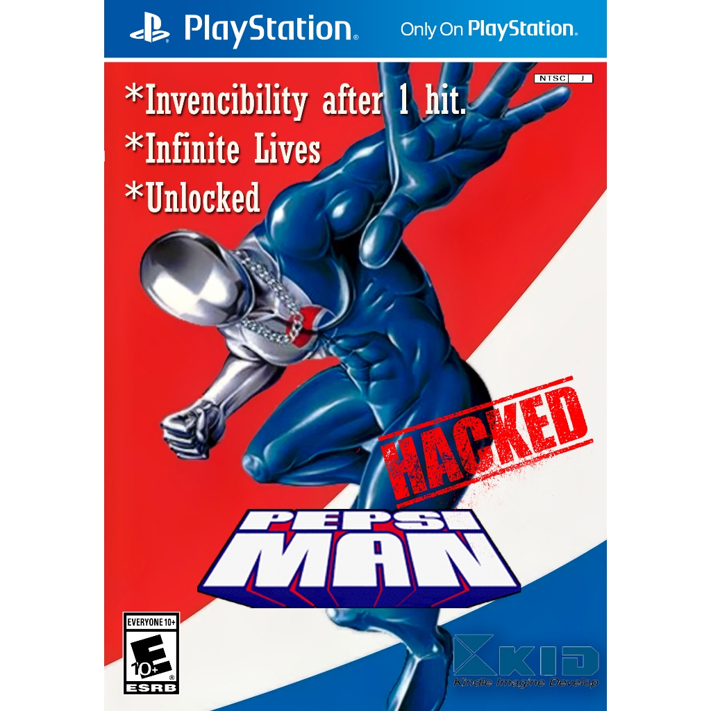 PlayStation1 - PEPSI MAN. // HACKED อมตะ