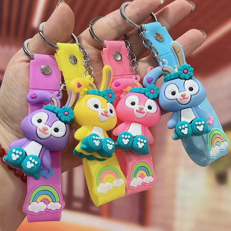 🔥 ใหม่ 140แบบ  พวงกุญแจห้อยกริ่งลายการ์ตูนใหม่ New cartoon  keychain  YSK