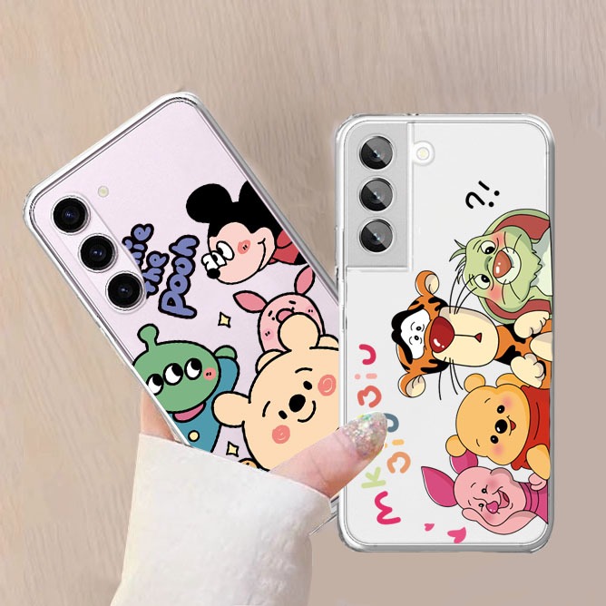 เคสใส ดคสลายการ์ตูน น่ารัก สําหรับ SAMSUNG A06 A16 S24FE S21 S22 S23 S24 plus ultra FE S23ultra S24ultra รุ่นใหม่ล่าสุด