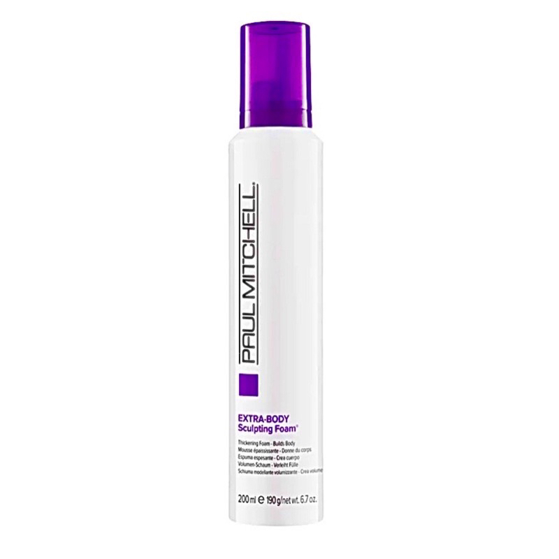 PAUL MITCHELL EXTRA BODY SCULPTING FOAM 200ML.โฟมเพิ่มเนื้อผมและแต่งผม