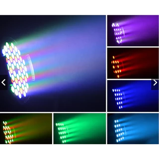 ไฟพาร์ 54LEDX3W 4in1 DMX512 โหมด ไฟพาร์ ไฟเธค ไฟดิสโก้ ไฟปาร์ตี้อุปกรณ์แสงพิเศษสำหรับปาร์ตี้โคมไฟตั้งเวทีโคมไฟดิสโก้