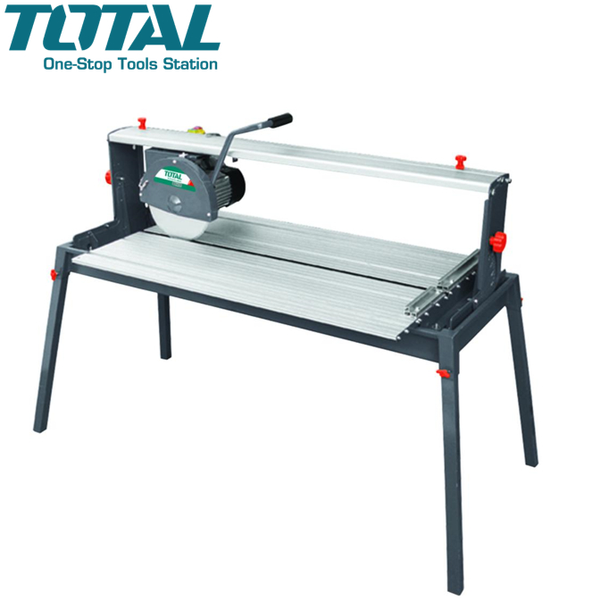 TOTAL โต๊ะเลื่อยวงเดือน 10 นิ้ว 1100 วัตต์ (สำหรับตัดกระเบื้อง โดยใช้น้ำ) รุ่น TS6112501 ( Wet Cutting Tile Cutter )