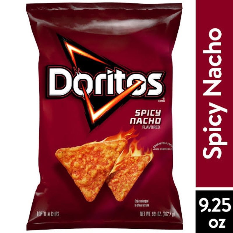 Doritos Spicy nachos 312g. โดริโทส สไปซี่ นาโชส์ จากอเมริกา🇺🇸