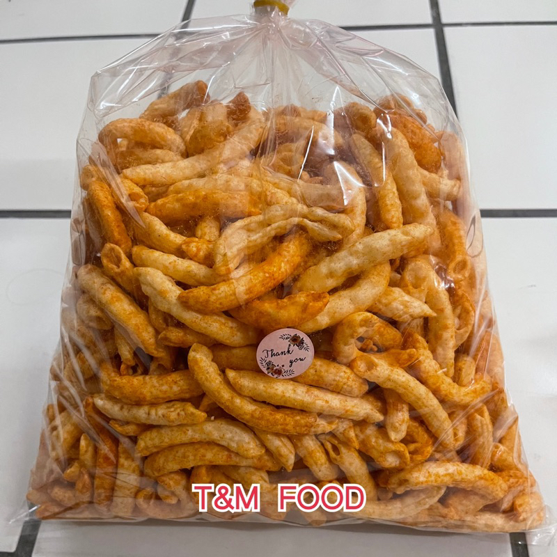 #ข้าวเกรียบหลอด #ปราบริก้า #รสพริกหยวก #ของกิน #ของอร่อย