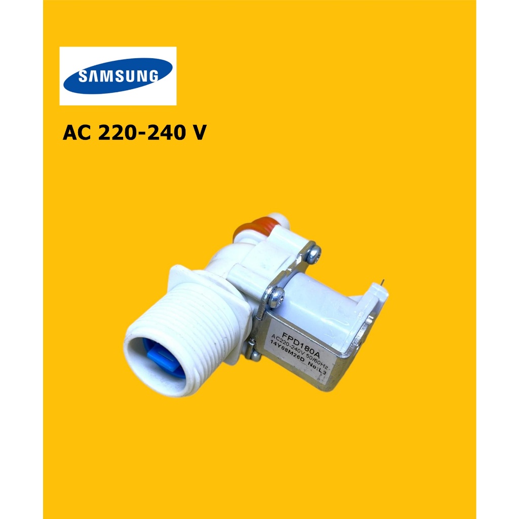 วาล์วน้ำเข้า เครื่องซักผ้า Samsung เดี่ยว อะไหล่เครื่องซักผ้า