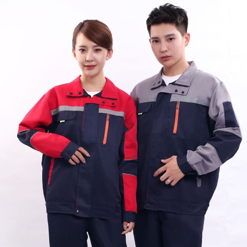 MVP ชุดโรงงานแขนยาวแถบสะท้อนแสงฤดูใบไม้ผลิและฤดูใบไม้ร่วง เสื้อแจ็คเก็ตซิปกันคราบ,โรงงาน, สถานที่ก่อสร้าง, ช่างเชื่อม