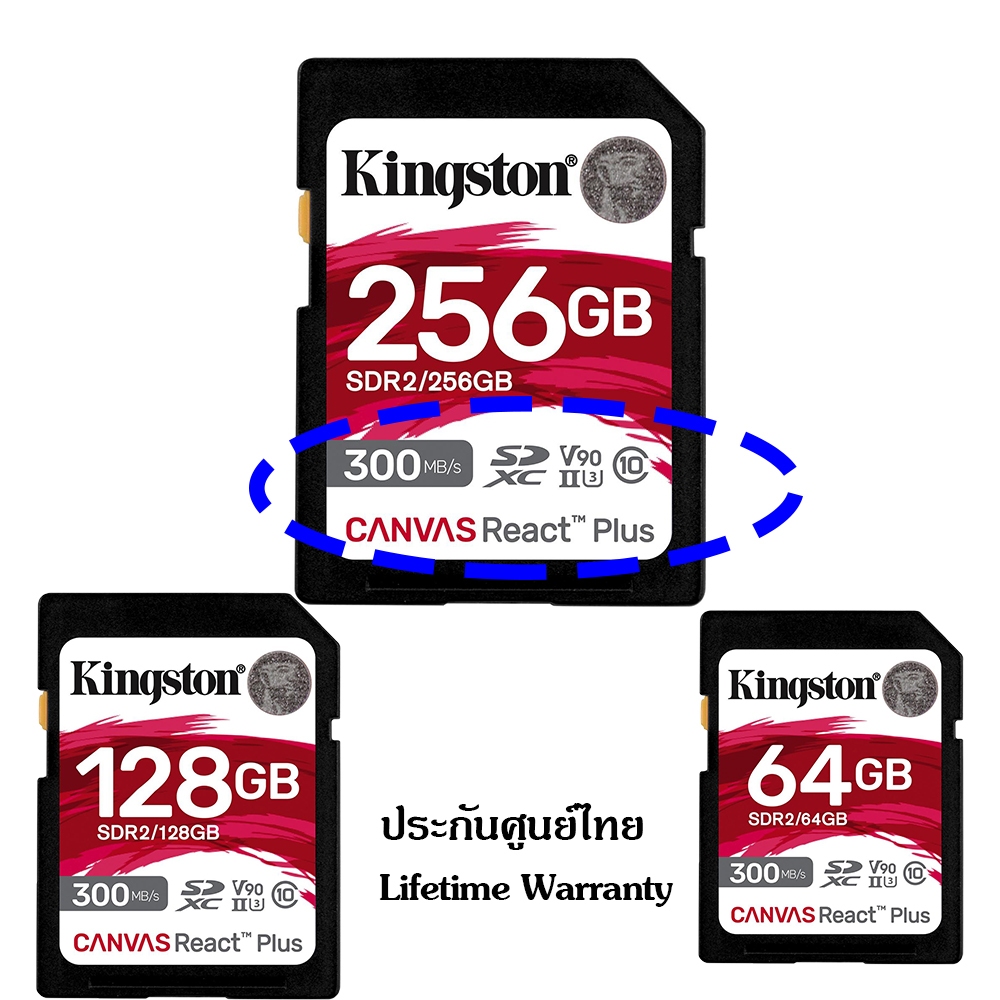 Kingston Canvas React Plus SD UHS-II Card