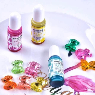 พร้อมส่ง!! สีผสมเรซิ่น สีใส คุณภาพดี ติดทนไม่ซีดเร็ว รุ่นอัญมณี (03RS004)