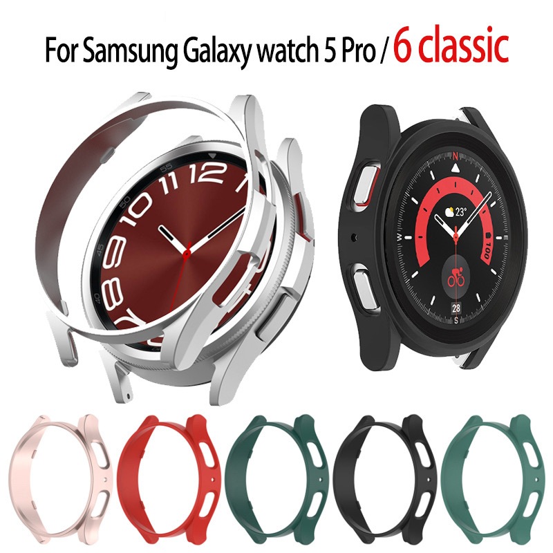 เคส Samsung galaxy watch 6 classic 43 mm / classic 47 mm / watch 5 pro PC สวยงามมีหลายสี