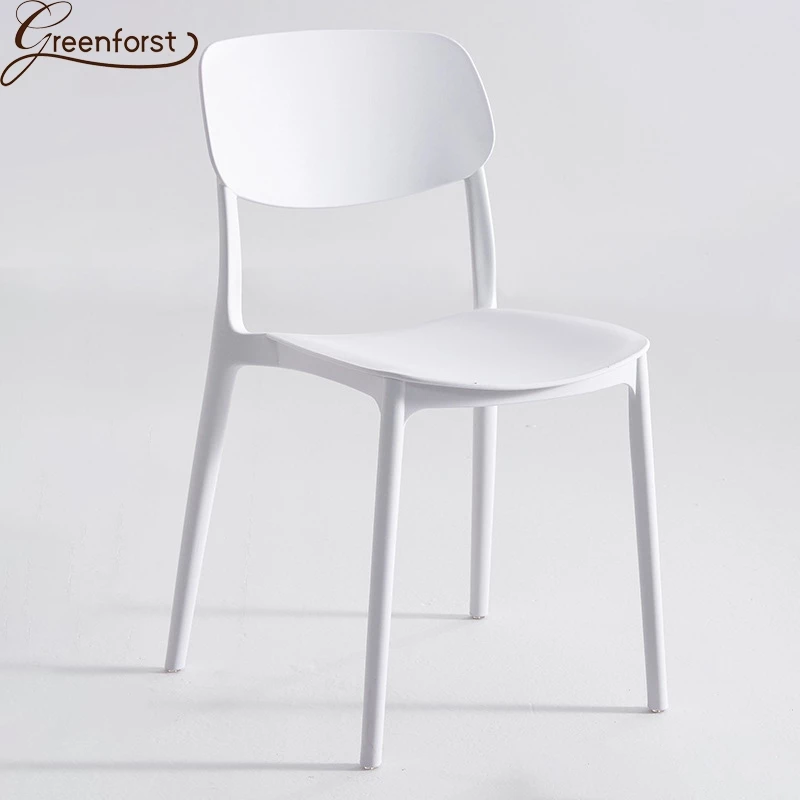 Greenforst เก้าอี้กินข้าว เก้าอี้พลาสติกมีพนักพิง รุ่น C-2190/C-2205