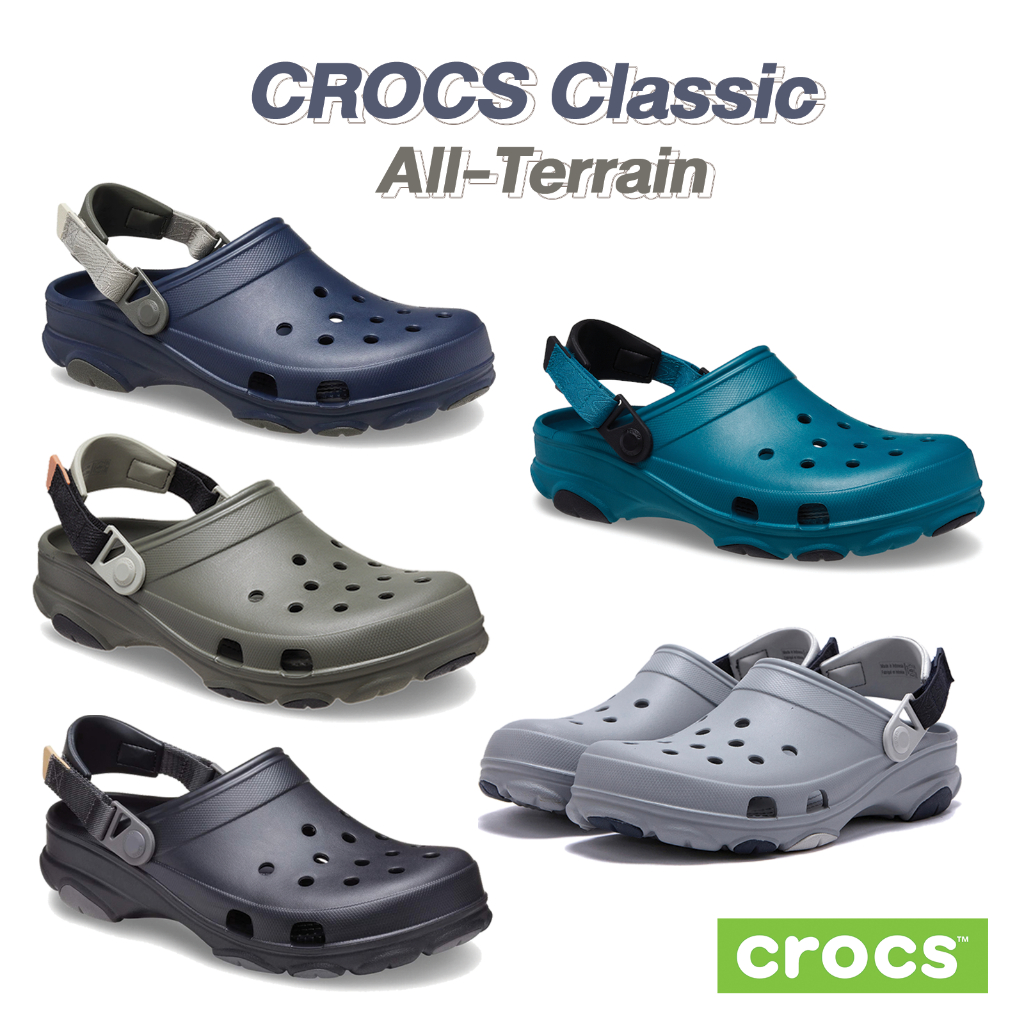 [ลดอีก10% โค้ด DDX10MAYW4] CROCS Classic All-Terrain Clog- Comfort Sandal รองเท้าแตะ คร็อคส์ แท้ รุ่นฮิต ได้ทั้งชายหญิง