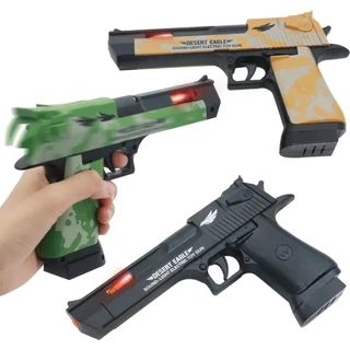 ปืนของเล่นเด็ก มีเสียง มีไฟ (เป็นเลเซอร์) Desert Eagle (พร้อมส่ง)