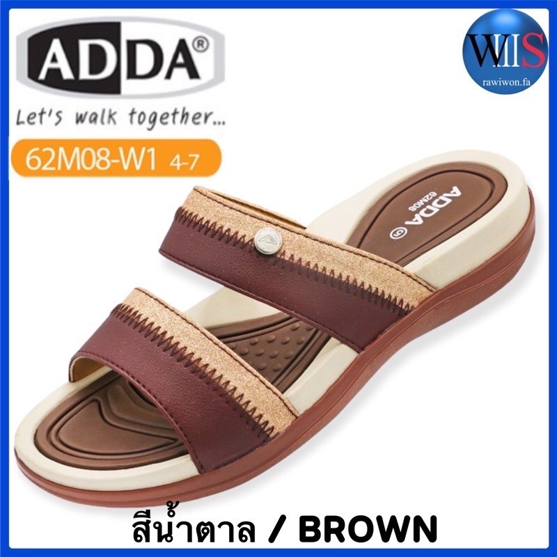 ADDA รองเท้าแตะแบบสวม รุ่น 62M23-W1 / 62M08-W1 / 62M19-W1