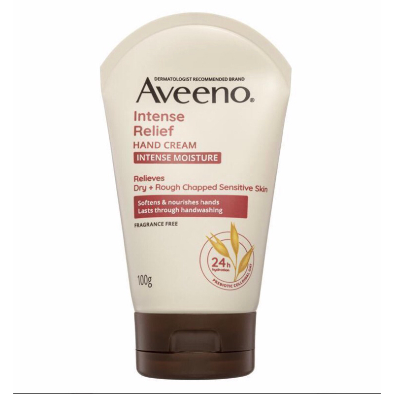 ✔️ของแท้ ครีมทามือสูตรเข้มข้น♥️Aveeno Active Naturals Intense Relief Hand Cream 100g ล็อตใหม่ Exp :01/2027 จากออสเตรเลีย