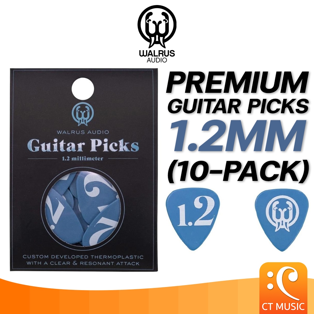 Walrus Audio Premium Guitar Picks – 1.2mm (10-pack) ปิ๊ก