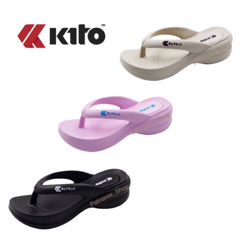 ⭐️พร้อมส่ง⭐️Kito กีโต้ รุ่น AG44W รองเท้าแตะ แบบหูคีบ ไซส์ 36-40