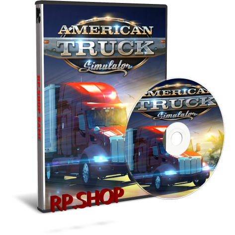 แผ่นเกมคอม PC - American Truck Simulator+45 DLC
