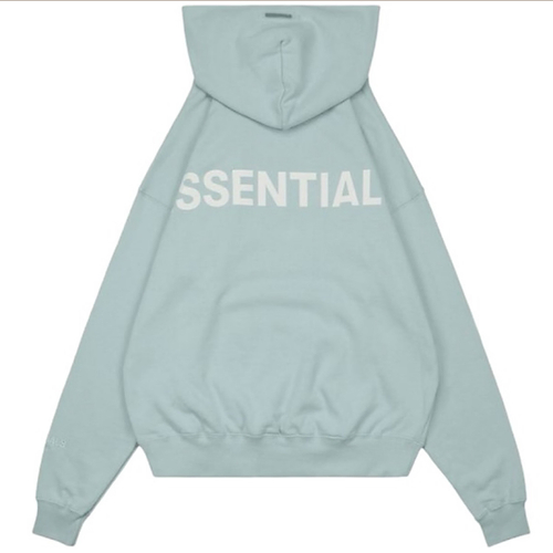 ESSENTIALS BACK LOGO 3M HOODIE (MINT)