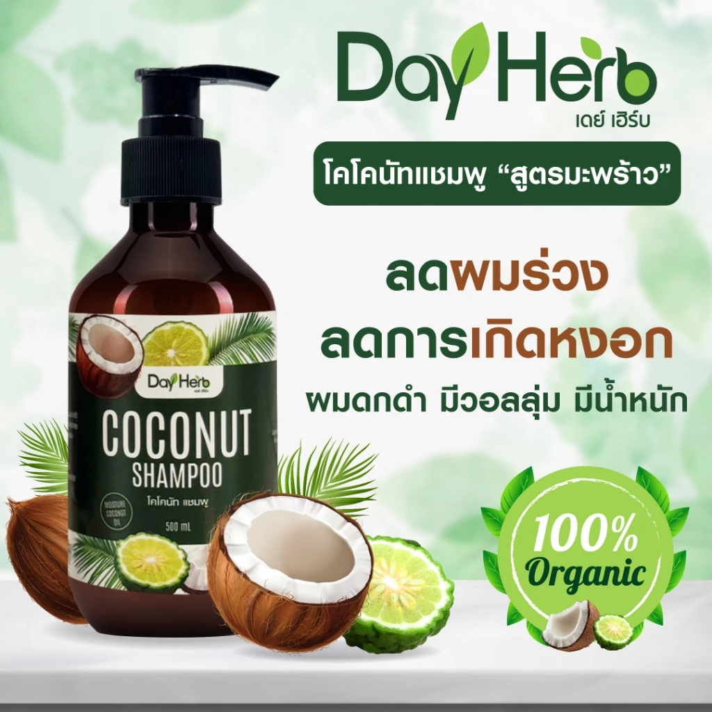 แชมพูมะพร้าว เดย์เฮิร์บ ลด ผมร่วง ผมบาง thumbnail 4