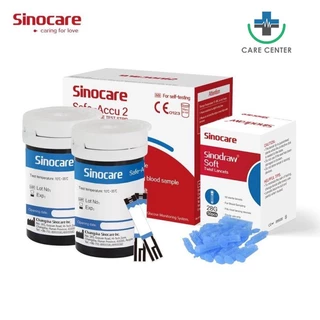🔥ของแท้ รับประกัน 3 ปี 🔥เครื่องวัดน้ำตาลในเลือด (หน่วยวัด mg/dl) Sinocare Safe-Accu 2 เครื่องตรวจเบาหวาน วัดเบาหวาน