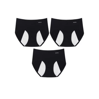 Wacoal Hygieni Night Panty กางเกงในอนามัย แพ็ค 3 ชิ้น รุ่น WU5E01/WU5T01 สีดำ (BL)