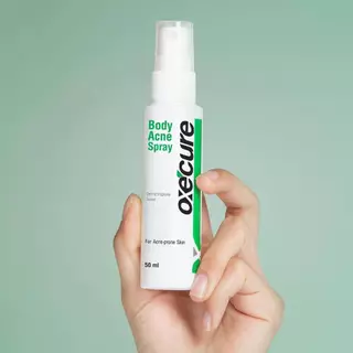 ล็อตใหม่ล่าสุด (EXP.11/2028) Oxe'Cure Body Acne Spray อ๊อกซี่เคียว สเปรย์ฉีดสิวที่หลัง 50 ml 1 ขวด