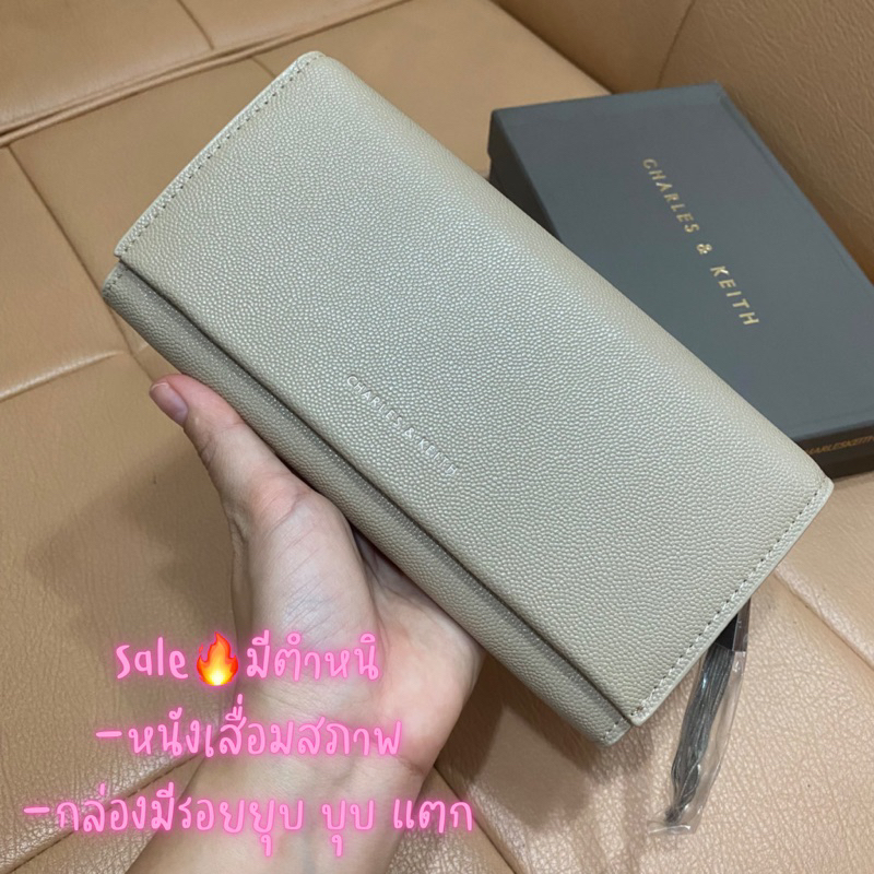 Sale ตำหนิหนังเสื่อม🔥 TASSEL DETAIL LONG WALLET