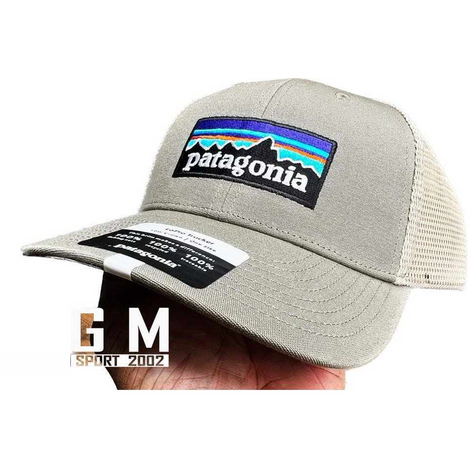 GM.ของใหม่ แท้ พร้อมส่ง✅Patagonia Men's P-6 Logo LoPro Trucker Hat ปาตาโกเนีย หมวก แก๊ป ปรับขนาดได้