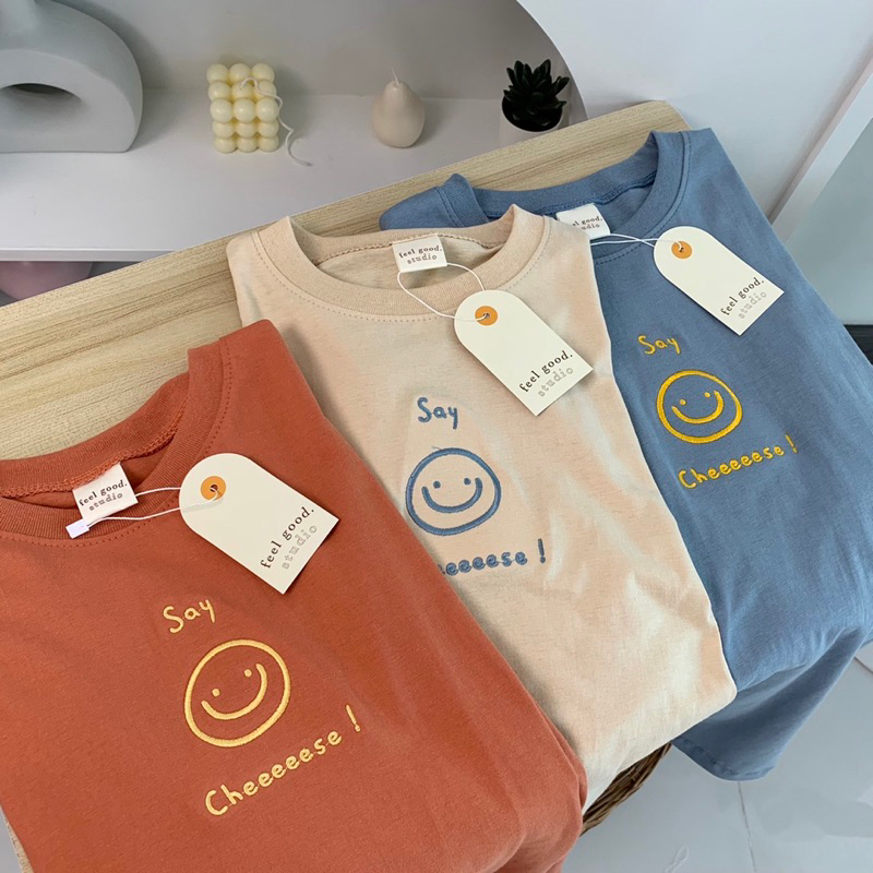 พร้อมส่ง🧸เสื้อยืดOversize feelgood cheeeees! - รูปที่ 2