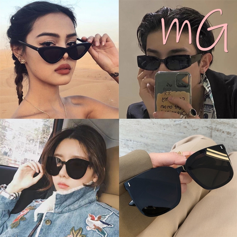 [ส่งจากกทม] My Girl แฟชั่นเกาหลี แว่นกันแดดตาแมว hip-hop การถ่ายภาพถนน ย้อนยุค เครื่องประดับแฟชั่น Unisex