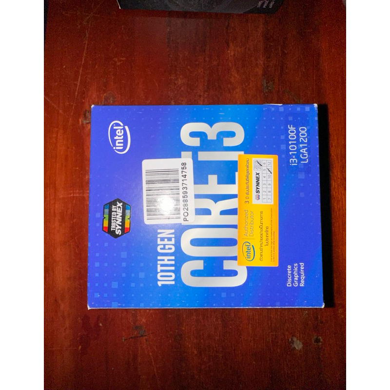 พัดลมและกล่องของ CPU I3 gen 10 ของแท้ มือสอง