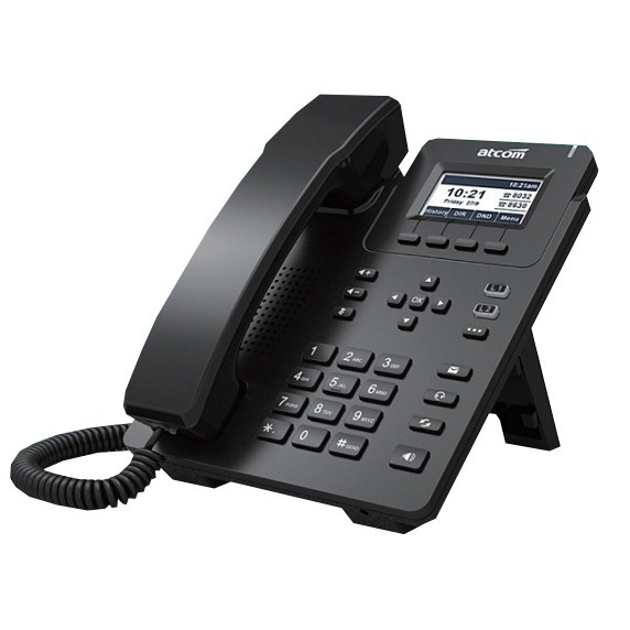 IP_PHONE ATCOM D26 รองรับ 6 SIP Account 2 Port LAN 10/100 Gigabit Port, PoE