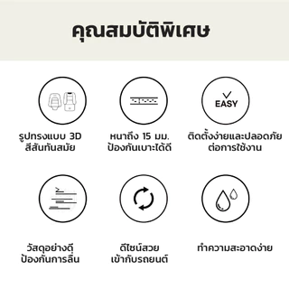 เบาะรองคาร์ซีท SEEC Carseat Protector