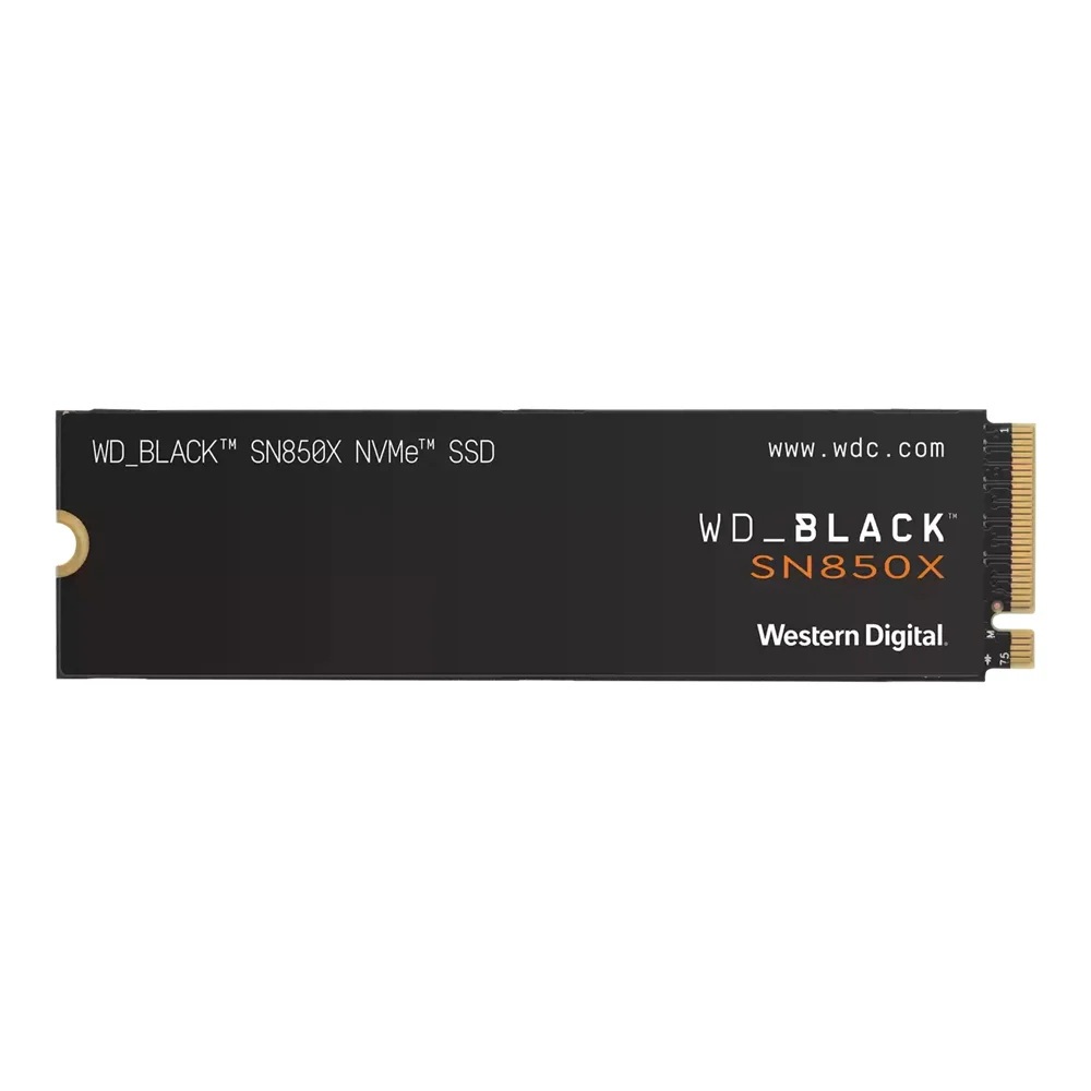 SSD WD BLACK 1 TB SN850X WITHOUT HEATSINK - PCIe 4x4/NVMe M.2 2280 (WDS100T2X0E)