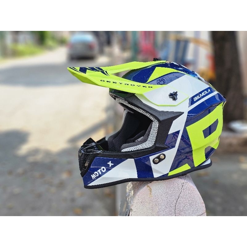 หมวกกันน็อควิบาก MT FALCON / BILMOLA DESTROY    หมวกวิบากสายฝุ่น OFF ROAD HELMETS
