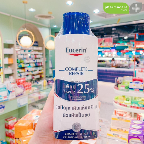 แพ็คคู่ สุดคุ้ม แท้ Eucerin Complete Repair Moisture Lotion 250 ml. x2